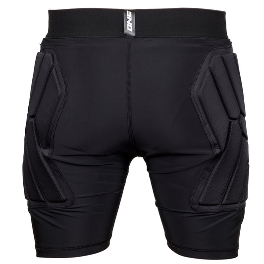 Junior Power Armour shortsien pehmusteet on ammattitaidolla suunniteltu ja sijoiteltu vastaamaan kehon todellista laskeutumisasentoa.