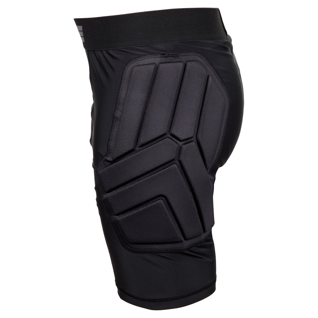 Junior Power armour shortien hengittävyyden takaavat verkkokankaiset sivupaneelit.