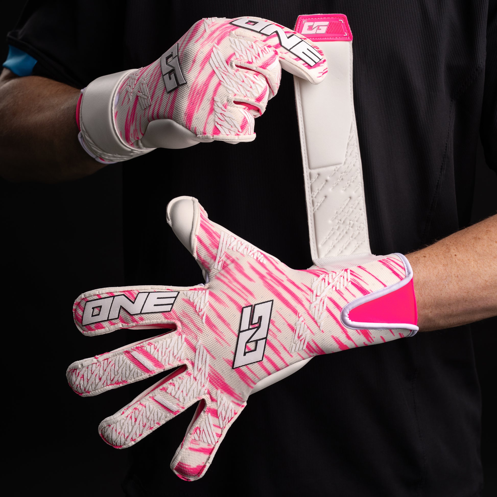 One Glove Amped White Valkoinen Maalivahdin hanskat