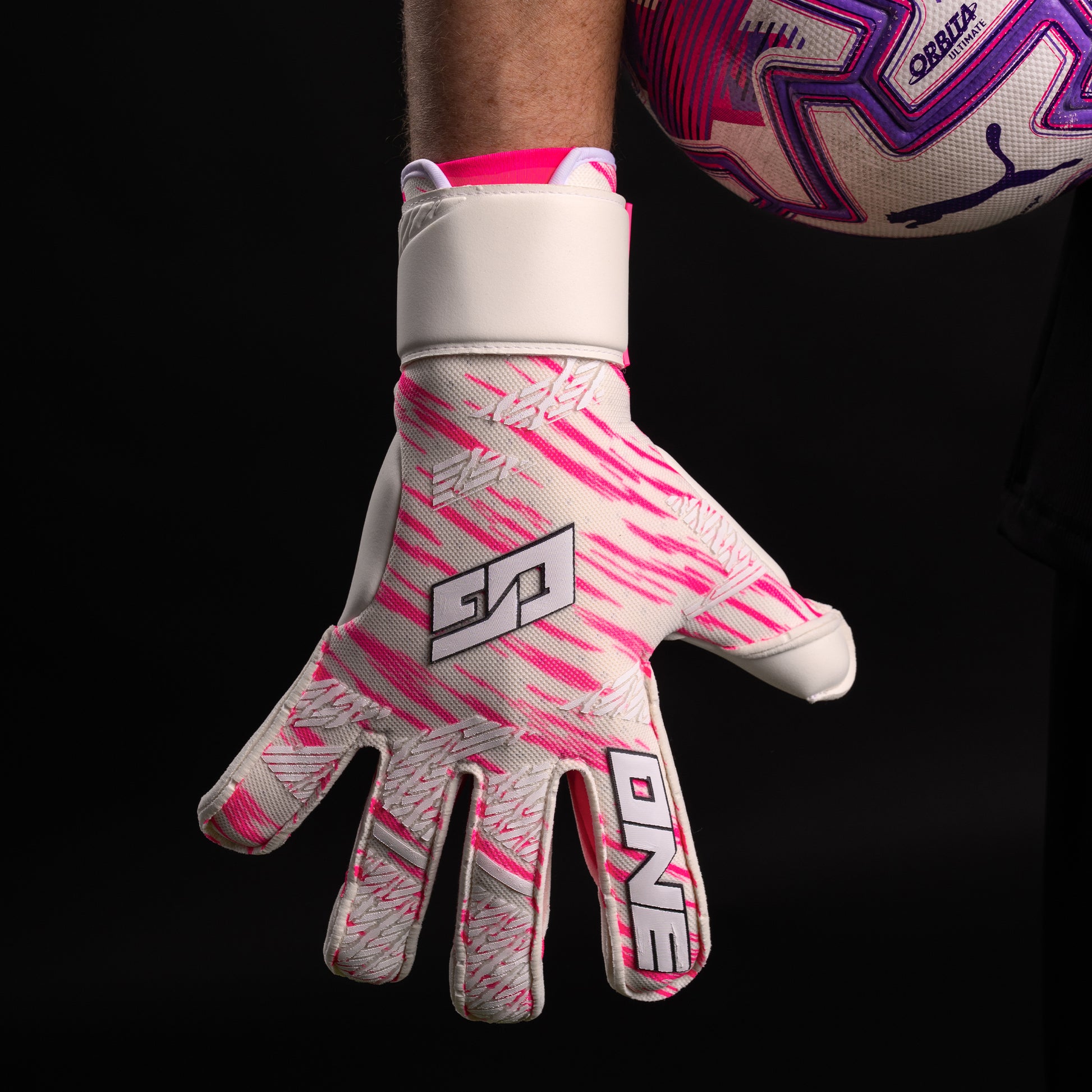 One Glove Amped White Valkoinen Maalivahdin hanskat