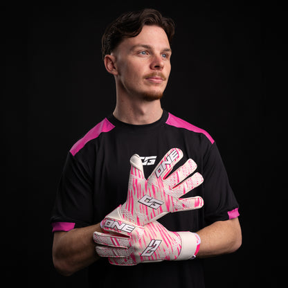 One Glove Amped White Valkoinen Maalivahdin hanskat