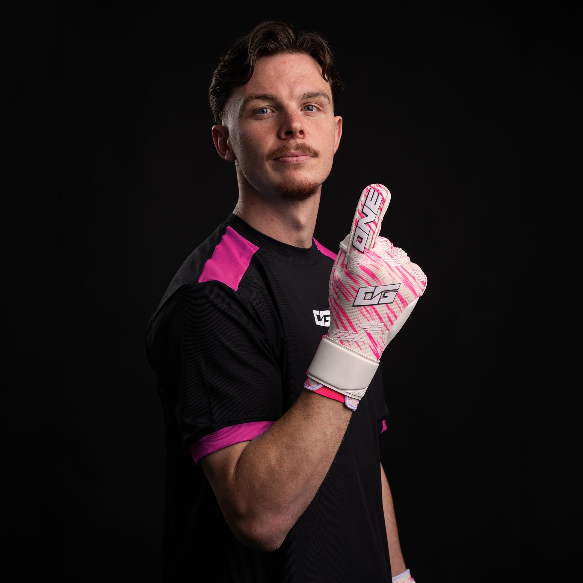 One Glove Amped White Valkoinen Maalivahdin hanskat