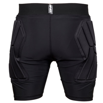  Junior Power Armour shortsien pehmusteet on ammattitaidolla suunniteltu ja sijoiteltu vastaamaan kehon todellista laskeutumisasentoa.