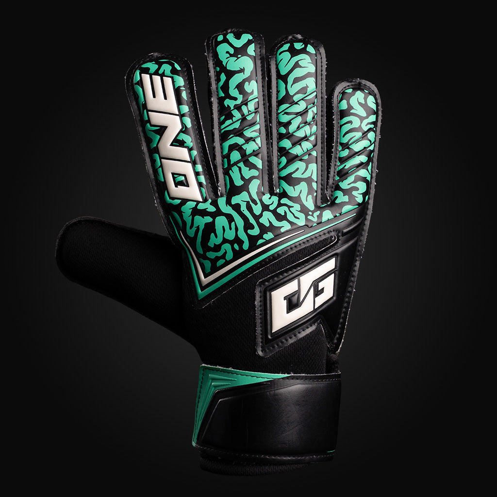 One Glove NXT Origin Mentality Monster musta vihreä maalivahdin hanskat